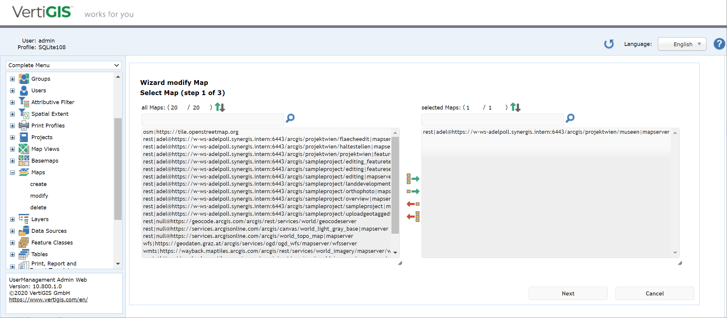 Modify a map - step 1 Modify a map - step 1