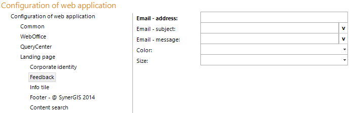 Configuration - Tile feedback Configuration - Tile feedback