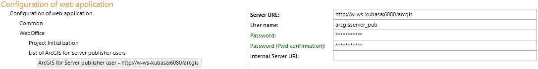 Configure ArcGIS Server administration user Configure ArcGIS Server administration user