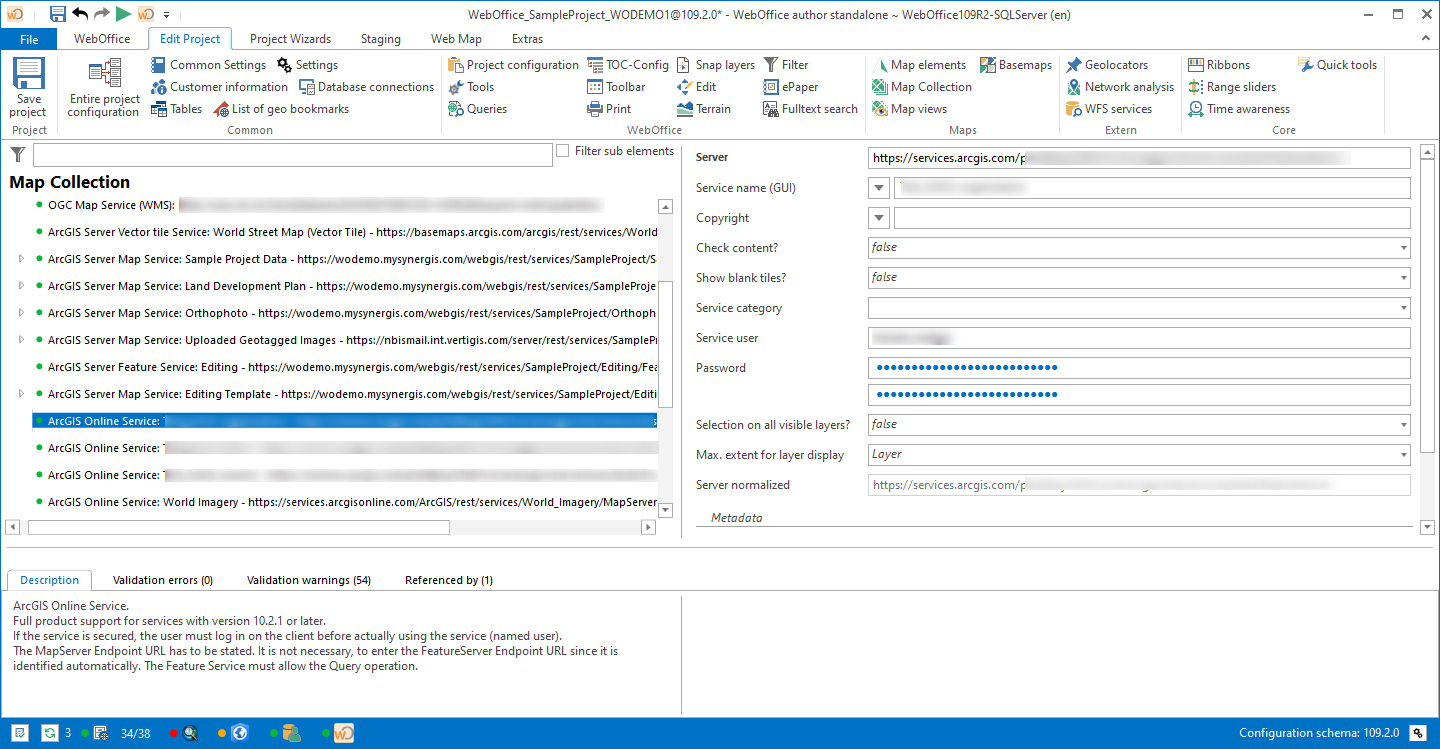 ArcGIS Online service configuration ArcGIS Online service configuration
