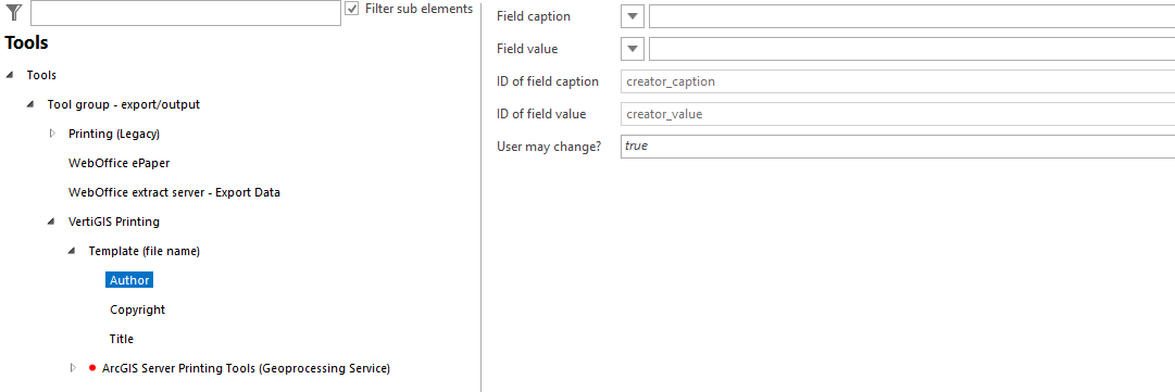 Configuration author field Configuration author field