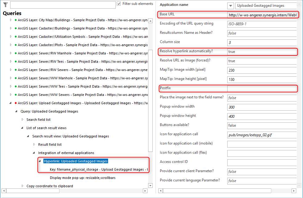 Hyperlink configuration for a field with full image URL Hyperlink configuration for a field with full image URL