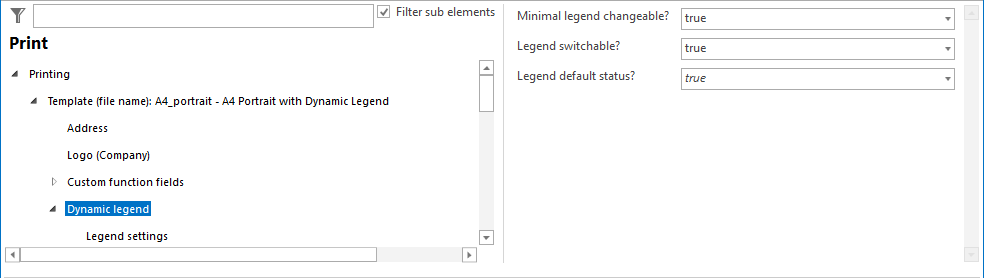 Dynamic legend configuration Dynamic legend configuration