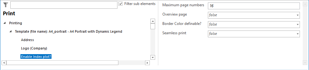 Enable index plot configuration Enable index plot configuration