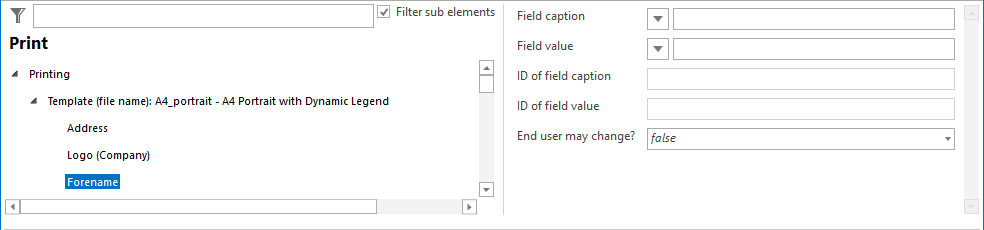 Forename configuration Forename configuration