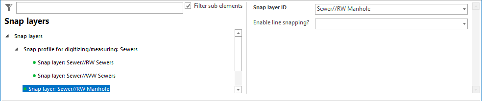 Snap layer configuration Snap layer configuration