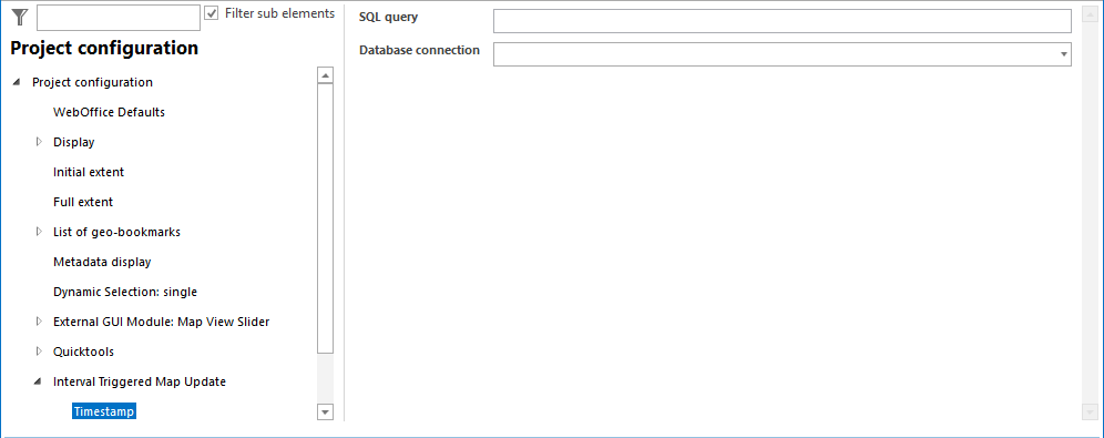 Timestamp configuration Timestamp configuration