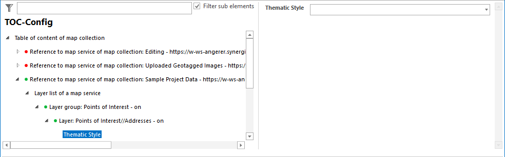 Thematic Style copnfiguration Thematic Style copnfiguration
