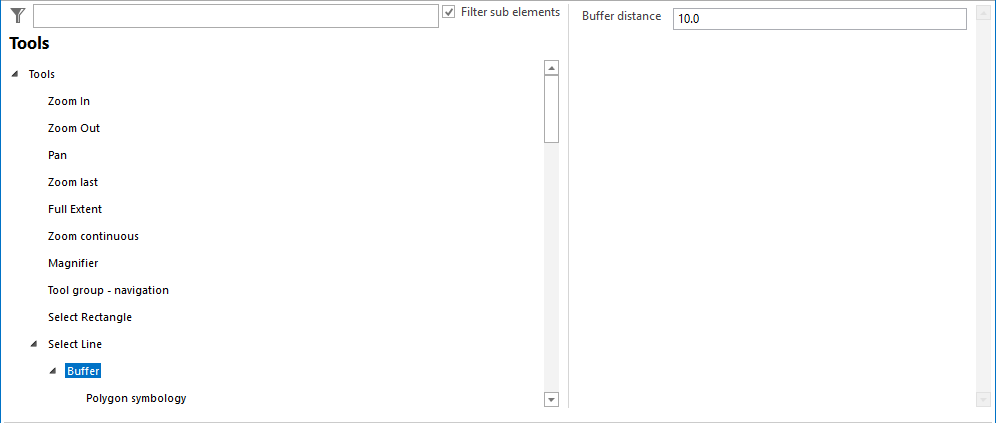 Select - Line buffer configuration Select - Line buffer configuration