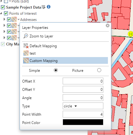 Benutzerdefinierte Kartierung am Beispiel von vorkonfigurierte Themen