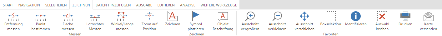 Messen / Zeichnen Werkzeug im WebOffice core Client