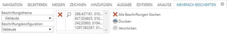 Mehrfach beschriften in der Multifunktionsleiste des WebOffice core Clients Mehrfach beschriften in der Multifunktionsleiste des WebOffice core Clients