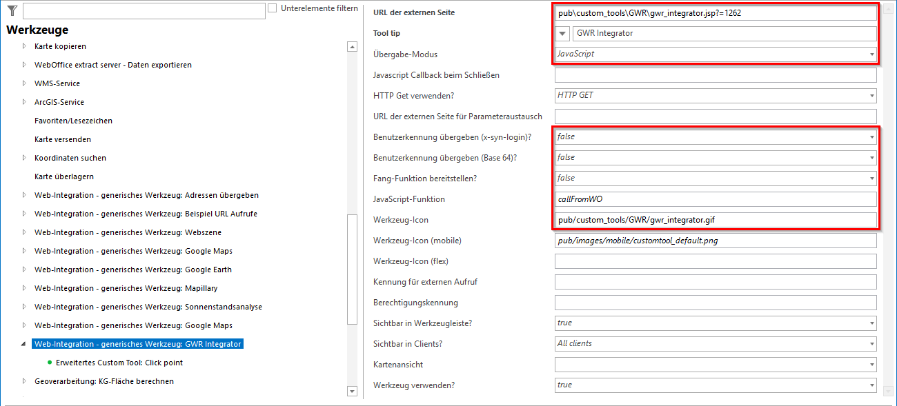 GWR-Integrator Web-Integration GWR-Integrator Web-Integration