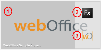 Kachel für ein WebOffice 10.9 R4 Projekt - &nbsp;direkter Aufruf der Clients