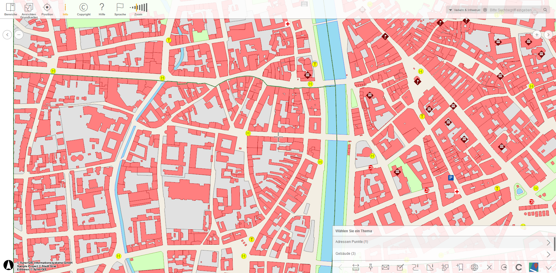 Identifizieren mittels Fadenkreuz im mobile Client