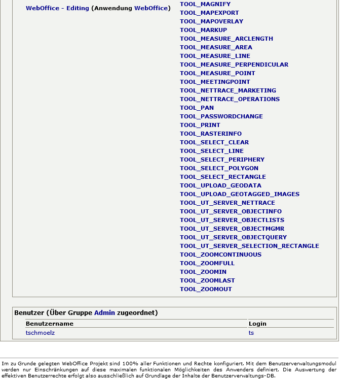 UserManagement Admin Web - Bericht für effektive Gruppenrechte UserManagement Admin Web - Bericht für effektive Gruppenrechte