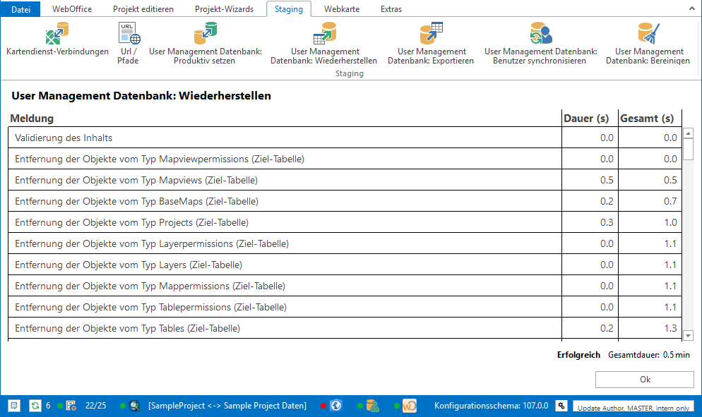 Einfügen der Daten in die Datenbank Einfügen der Daten in die Datenbank