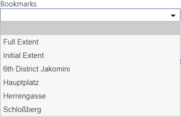 WebOffice core client - Bookmarks (Geo Bookmarks)