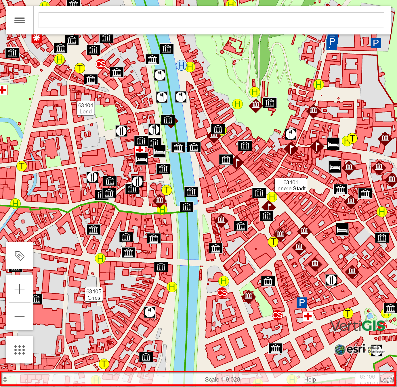Numeric scale on mobile devices in the WebOffice flex client