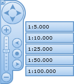 Scale levels in the WebOffice html client Scale levels in the WebOffice html client