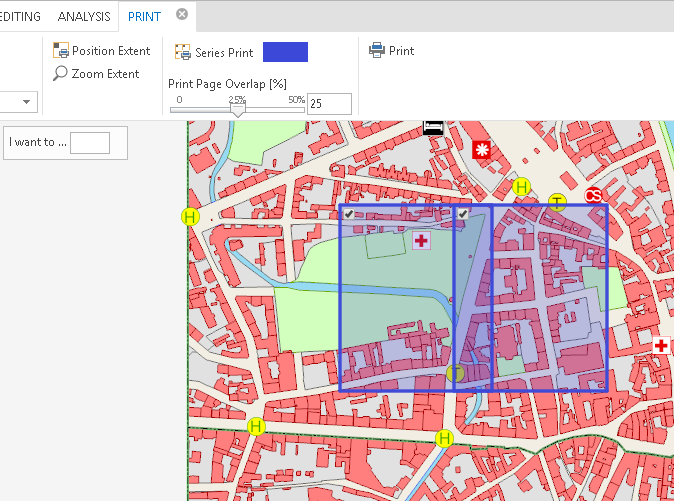 Changing the Border Color of the Print Overview