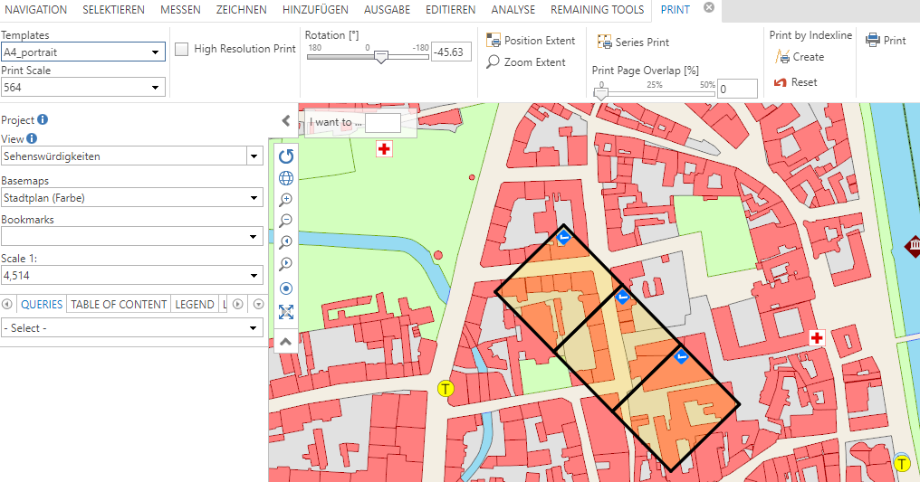 Rotation of Print Series