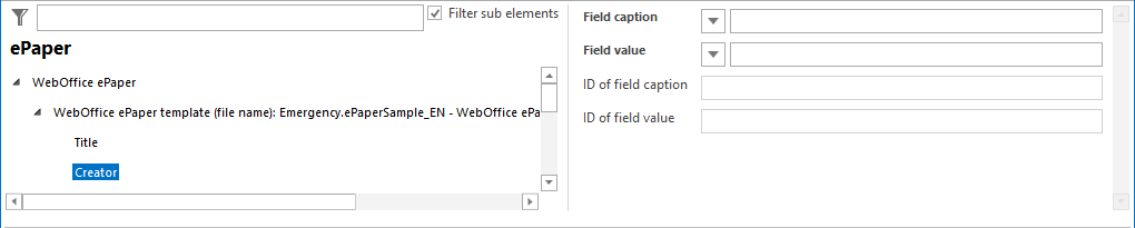 Creator configuration