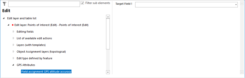 Configuration of the GPS Attributes Assignment - Altitude Accuracy Configuration of the GPS Attributes Assignment - Altitude Accuracy