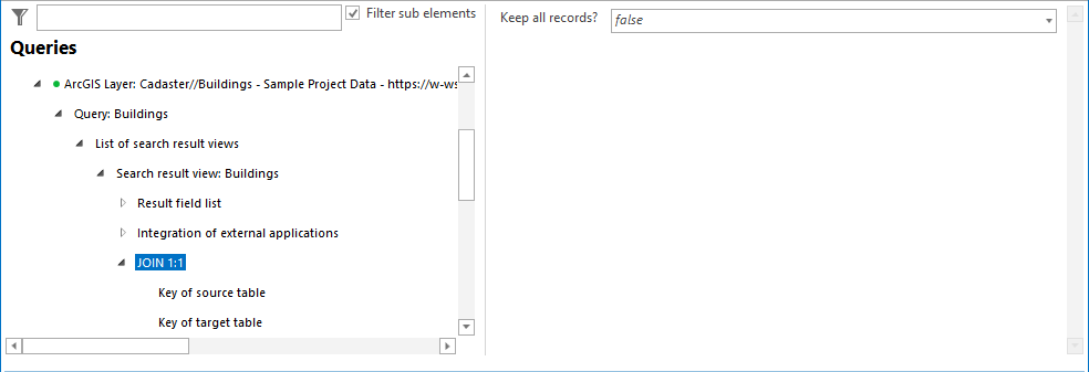 JOIN 1:1 configuration JOIN 1:1 configuration