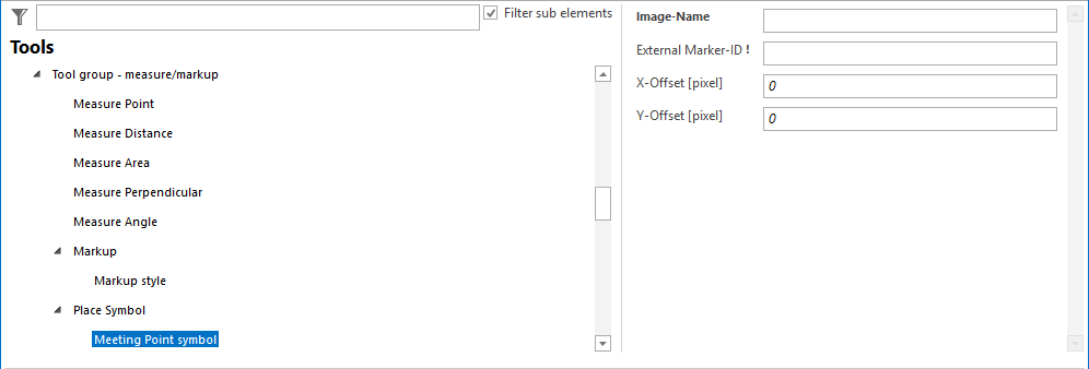 Meeting point symbol configuration