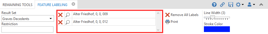 Current labels in WebOffice core client Current labels in WebOffice core client