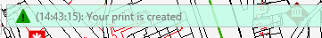 green message in WebOffice core Client