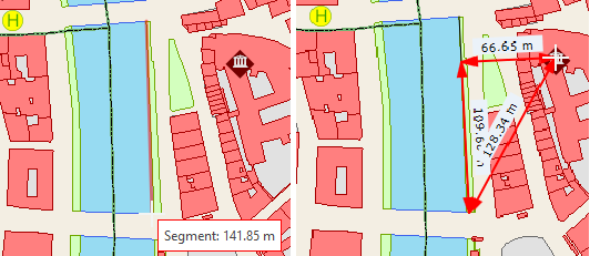 Measuring perpendicular using snapping in the WebOffice core client