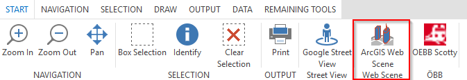 Web scene button Web scene button