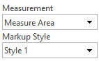 Predefined markup styles