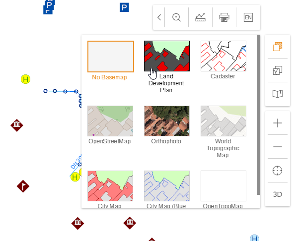 Basemap previews in the WebOffice flex client Basemap previews in the WebOffice flex client