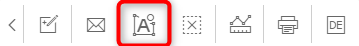 Tool "Redlining" in the toolbar of the WebOffice flex client