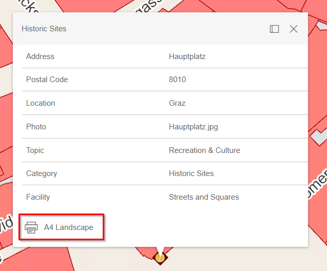 Printing via MapTip