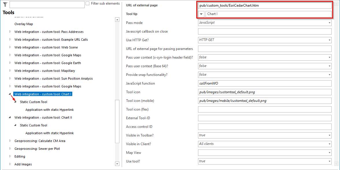 Configuration in &nbsp;WebOffice author standalone
