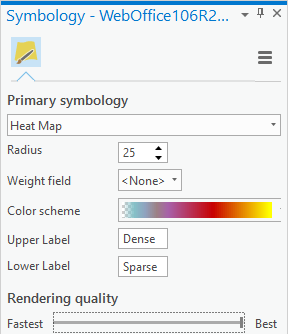 Symbology Heat Map Symbology Heat Map