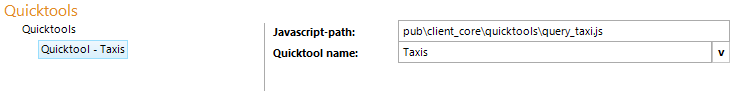 Configuration of new JS file as quicktool Configuration of new JS file as quicktool