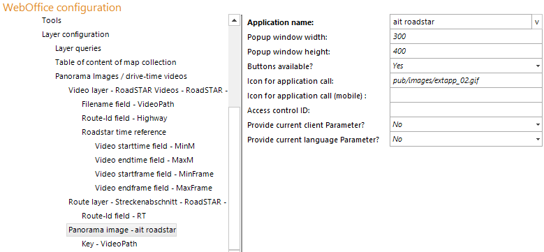 Configuring drive-time videos in WebOffice author (2) Configuring drive-time videos in WebOffice author (2)