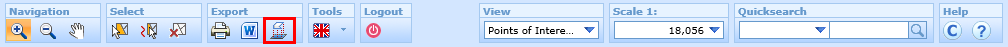 Data Export tool in the WebOffice html client