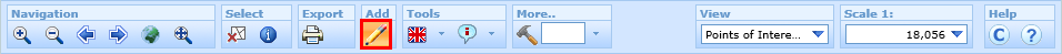 Editing tool in the WebOffice html client