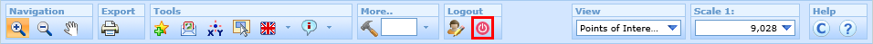 Log Out tool in the WebOffice html client