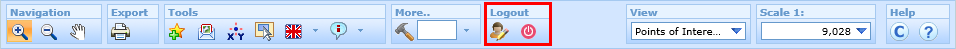 Logout tools in the WebOffice html client