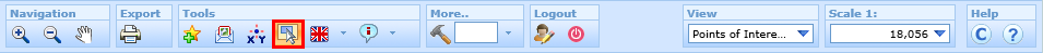 Map Overlay tool in the WebOffice html client