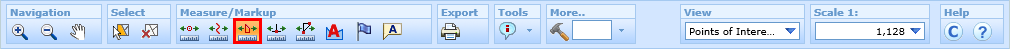 Measure Area tool in the WebOffice html client
