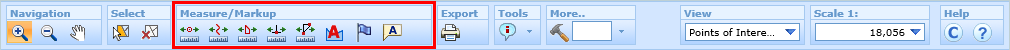 Measure/Markup tools in the WebOffice html client