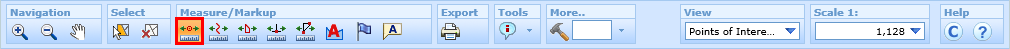 Measure Point tool in the WebOffice html client
